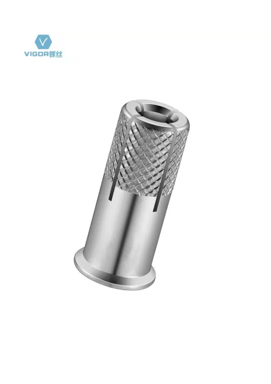 Lipped Drop in Anchor for Concrete Expansion Anchor Bolt with Carbon Steel/Stainless Steel