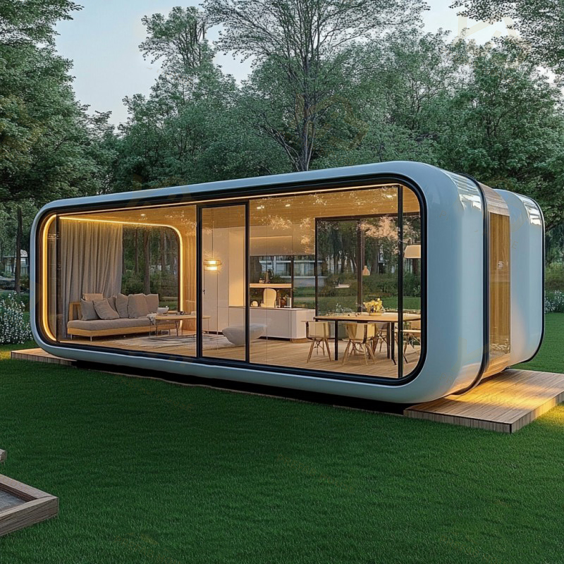 Low-Cost Customizable Mobile Soundproof Vocal Booth Single Wide Modular Homes