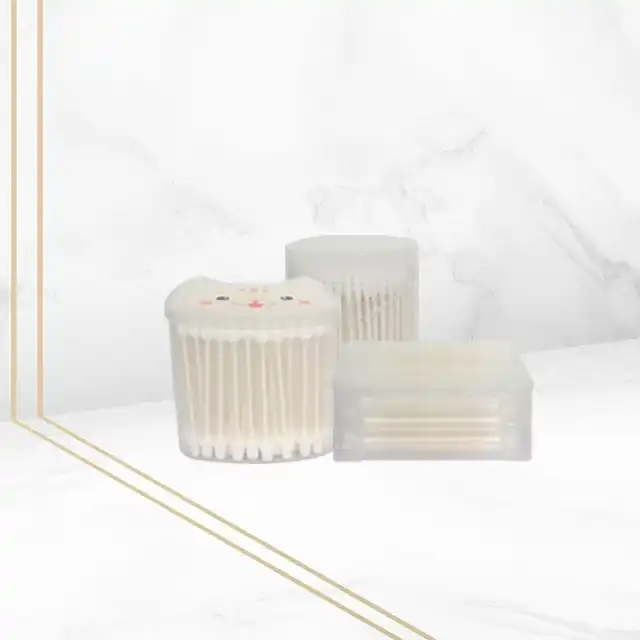 Customized Thick Thin Cotton Swabs with Wood Stick Bud