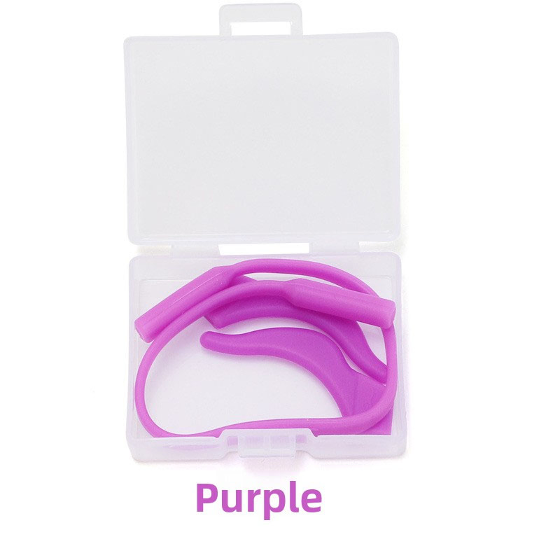 Anti - Drop High - Elasticity Comfortable Lightweight Silicone Eyeglass Ear Hook and Strap Set