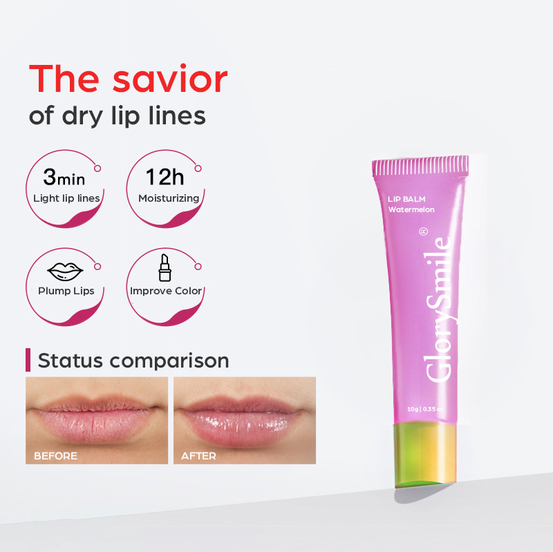 Wholesale 10g Flavor Moisturizing Lip Balm Strawberry Flavor Lip Serum Mask