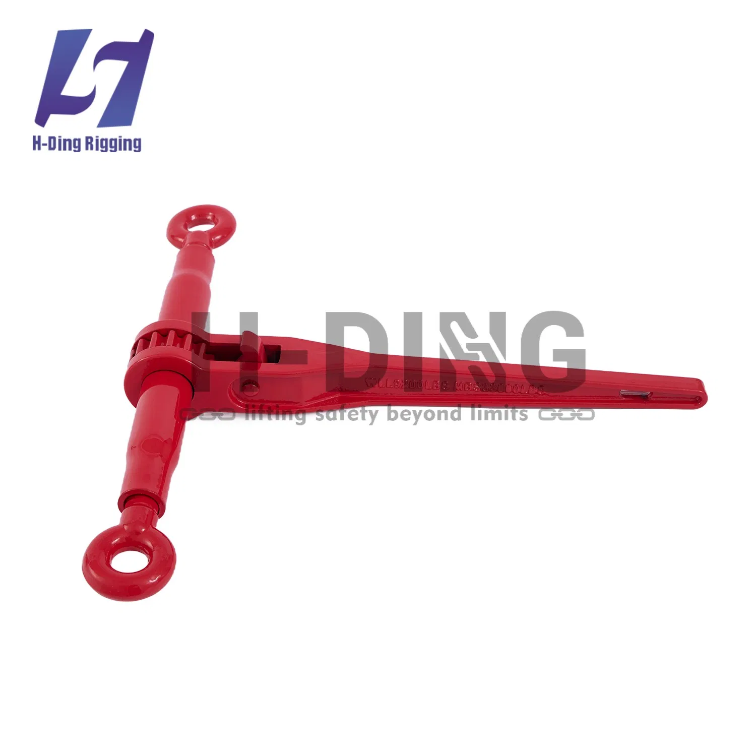 Heavy Duty Ratchet Load Binder Forged and Cast Handle Design No Additional Chains or Hooks Required