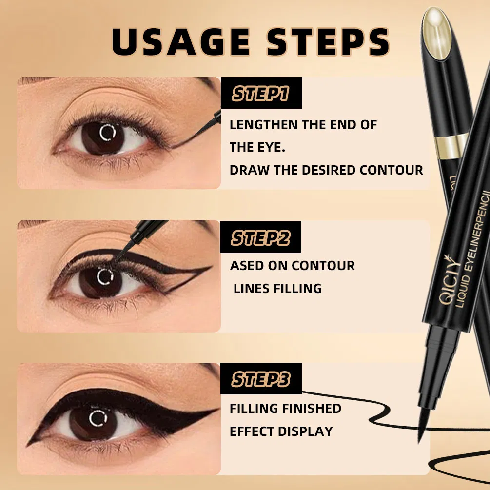 1.5g Waterproof Sweat-Proof Smudge-Proof Quick Drying Liquid Eyeliner Pencil