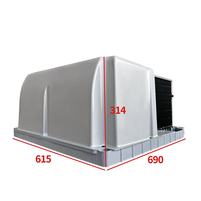 Slm13u 220V -5-0 Degree Below 1600L Cooler Units Air Cooled Refrigeration Units R290 Compressor Units for Kitchen Upright Refrigerator Freezer Top Monted for EU