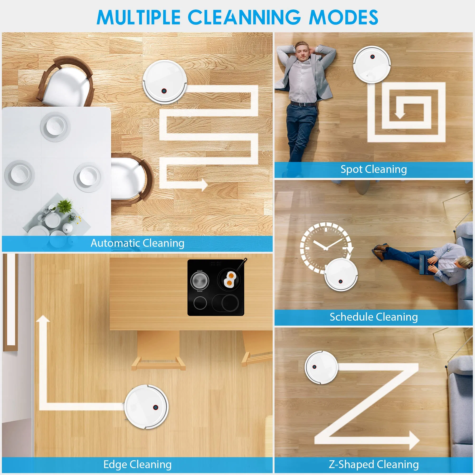 Home Cleaning Appliance Smart Plus High Quality ODM Powerful Robot Vacuum Cleaner