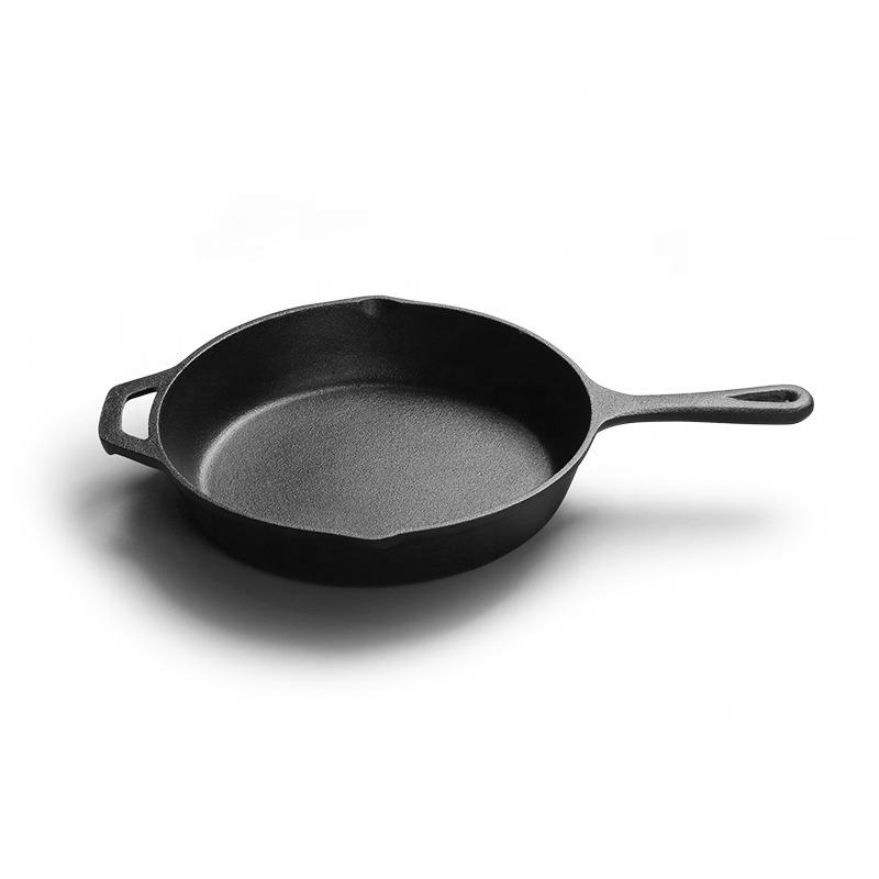 Best Wholesale Cast Iron Pre-Seasoned Kitchen Cooking Ware Non Stick Skillet Frying Pans