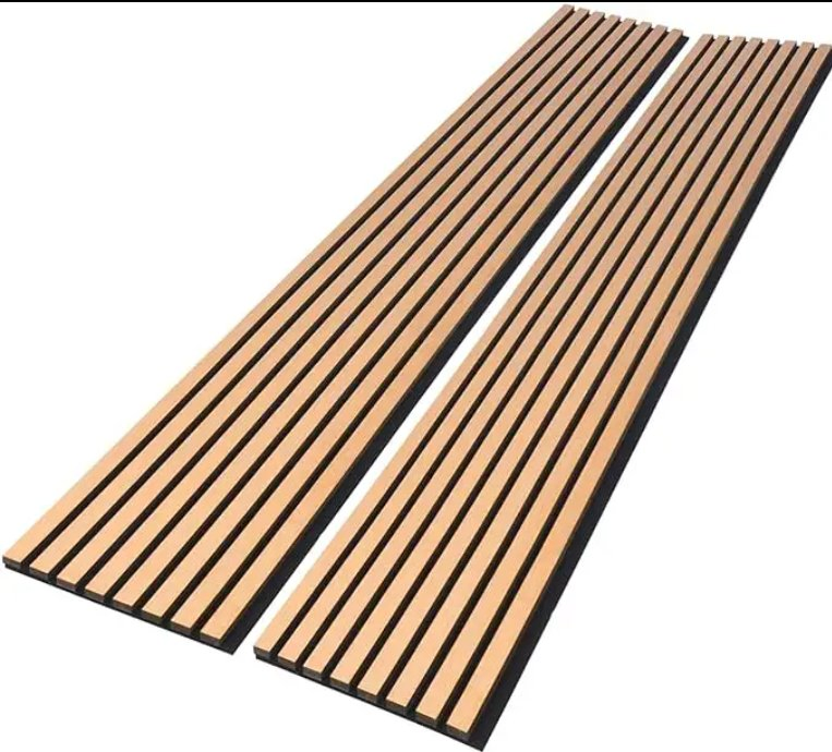 Xinmei Fireproof Wood Environmentally Friendly Sound Insulation Wall Wooden Polyester Board Slat Wall Panel