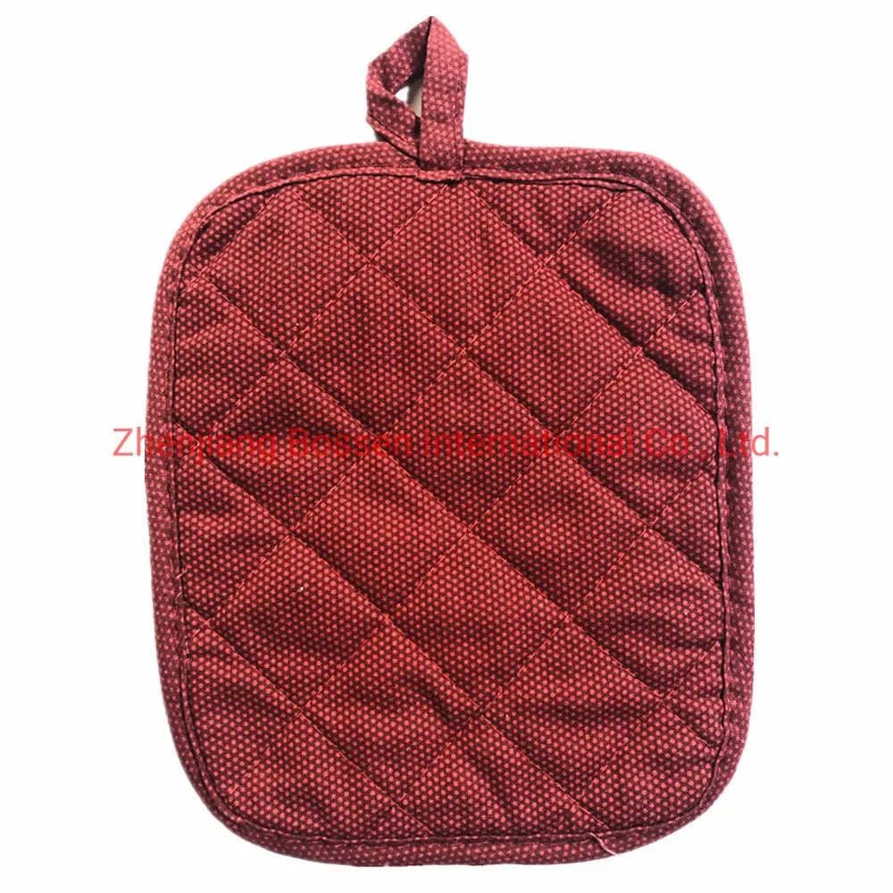 Custom Print Polyester Cotton Pot Holder Mat