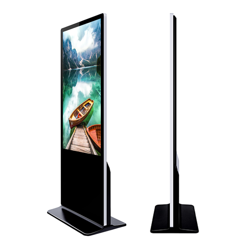Factory OEM ODM 55 Inch 4K Digital Signage LCD Display Floor Standing Android Kiosk for Business Hall