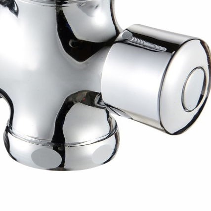 Time Delay Toilet Flush Valve Wc Flushing Valve Easy Operation Romania Brass Zinc Handle Brass Body Flush Valve