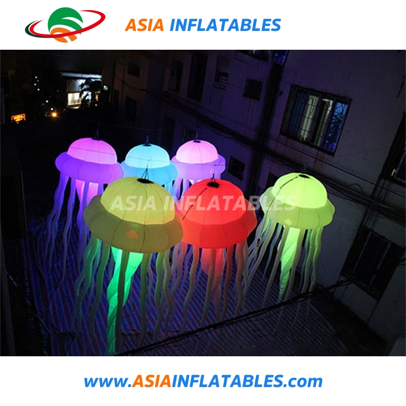 Stage Decoration LED Inflatable Jellyfish/ LED Balloon for Party Decoration