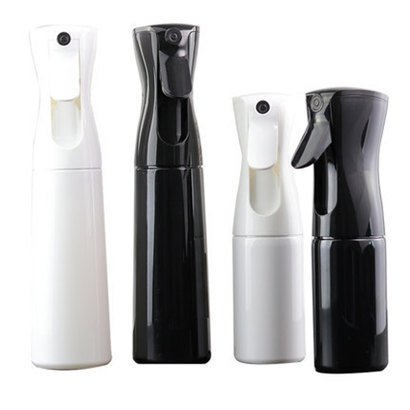 200ml 300ml 500ml Continuous Reusable Plastic Fine Mist Spray Bottle for Hairdressing Cleaning Gardening
