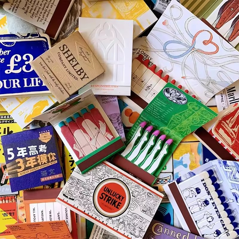 Wholesale Manufacturers Special Lengthened Match for Candles Retro Senior Fragrance Candles Long Rod Match Book