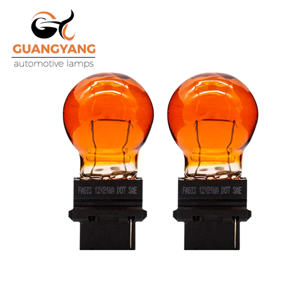 Лампочка автомобильная 3156 12V 21W янтарная