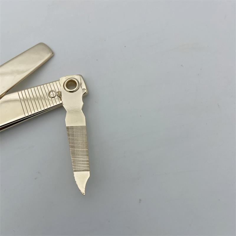 Foshan High Quality Deluxe Gold Plated Finger Toe Tip Middle Nail Cutter Clipper with File