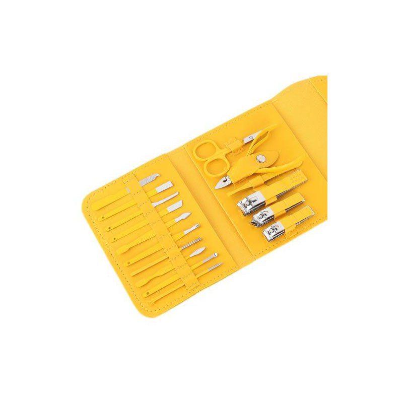 Stainless Steel Cuticle Nippern Pusher Kit Manicure Pedicure Set