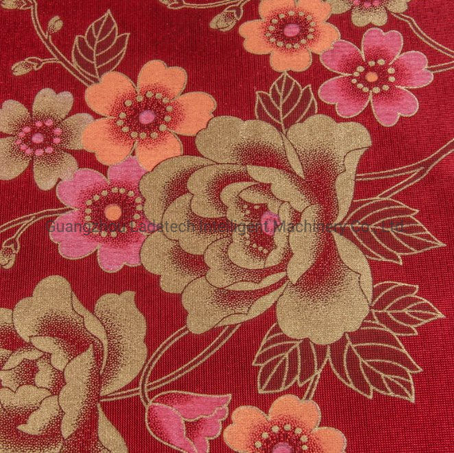 Mattress Ticking 100% Polyester Printed Tricot Knitted Fabric 70-80 Grams