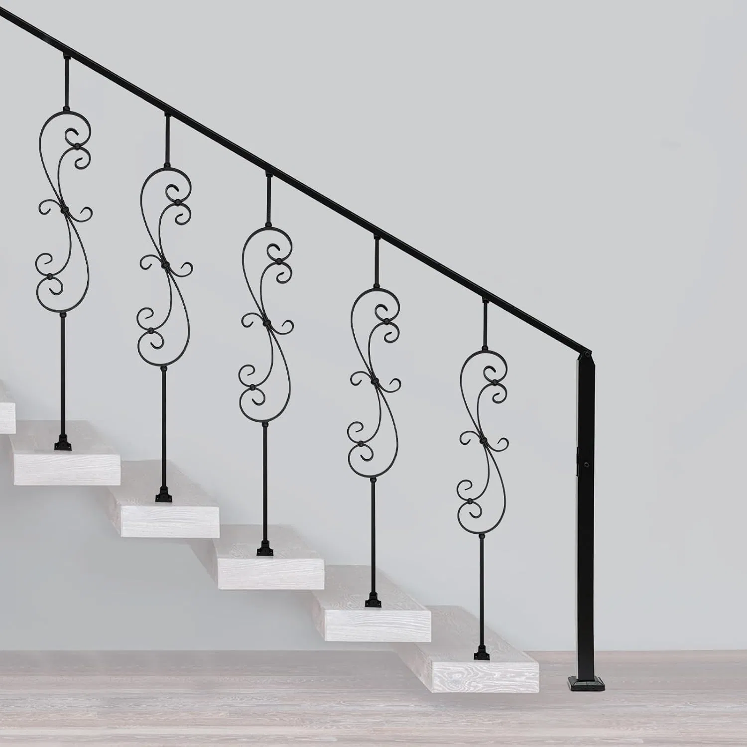 Manufacturer Factory Iron Baluster Wrought S Scroll Hollow Bar