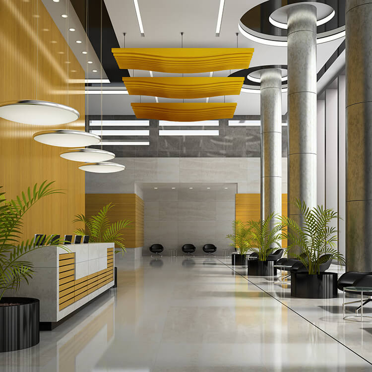 Fireproof Pet Polyester Fiber Acoustic Panel Board Acoustic Baffle Tile Sound Insulation Pet Felt Ceiling Acoustic Panel