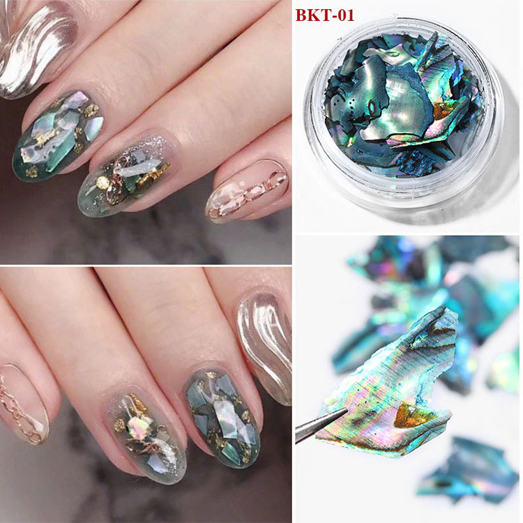 New Nail Jewelry Decoration Natural Shellfish Abalone Fragments