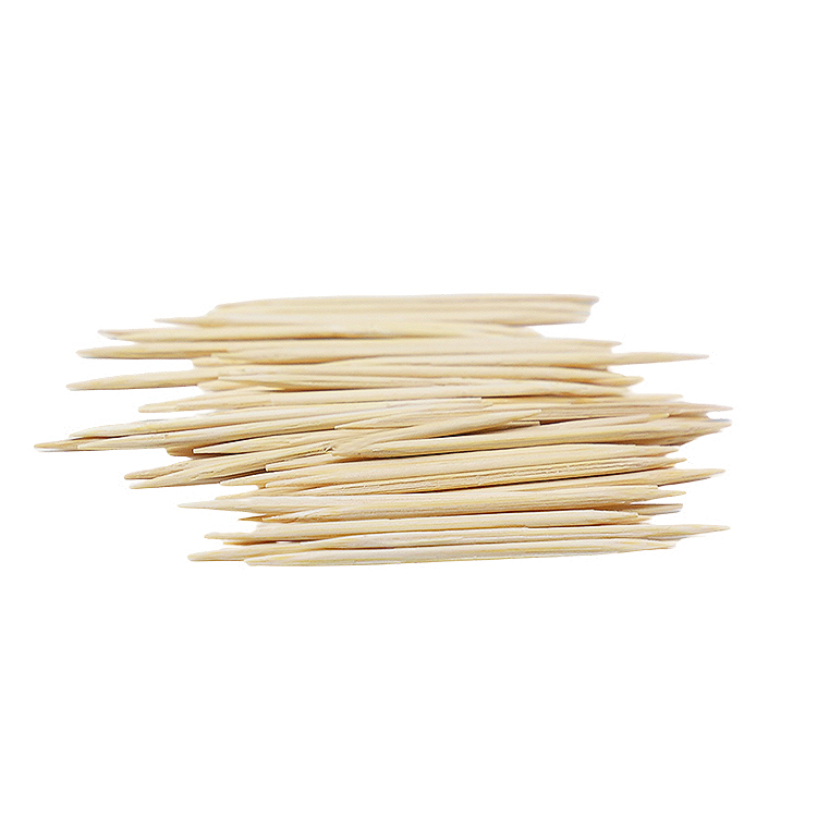 Disposable Double Point Bamboo Toothpick Mint Flavored Toothpicks