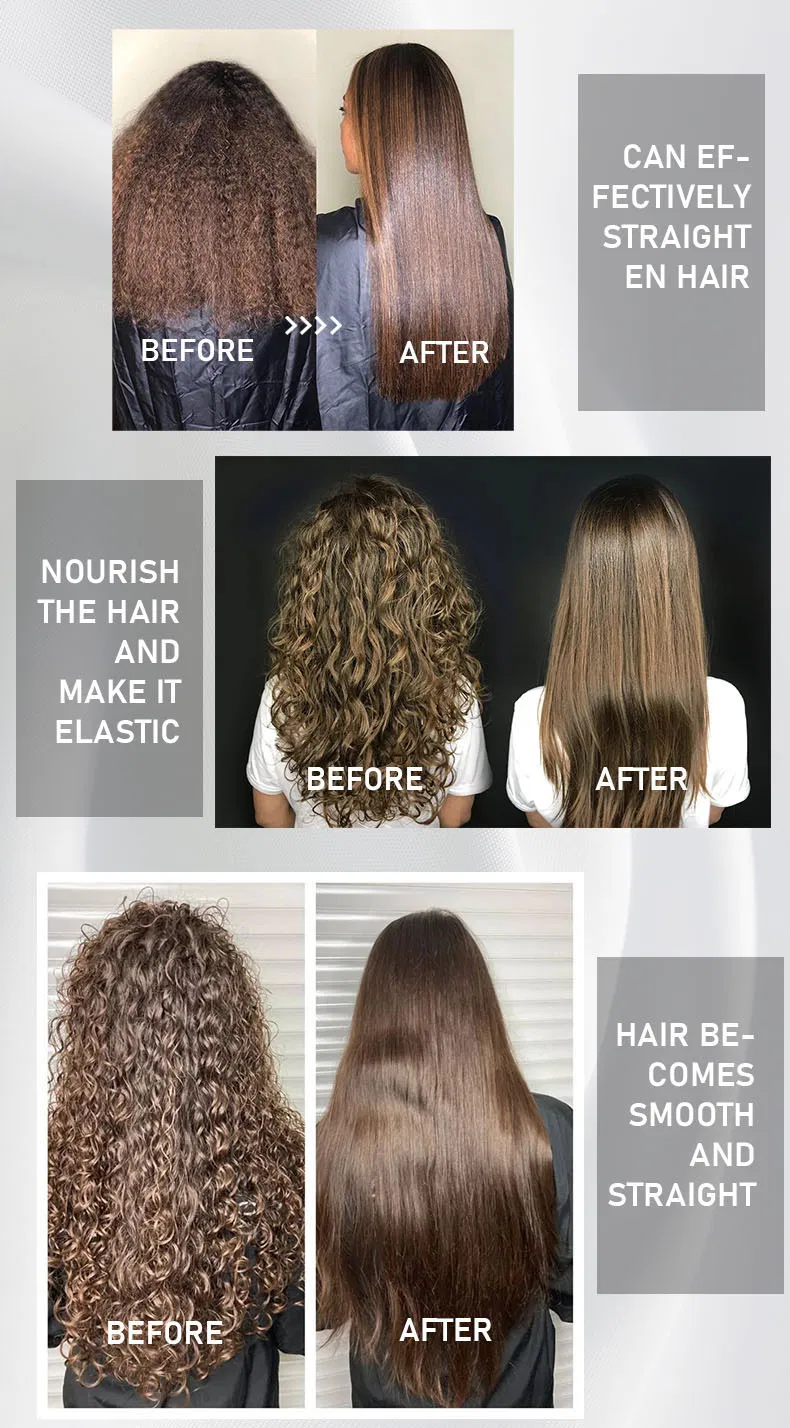 OEM Brazilian Keratin Botox Straightening Treatment Hair Shampoo Mask Professional Salon Formaldehyde Free Keratin Set for Damaged Hair
