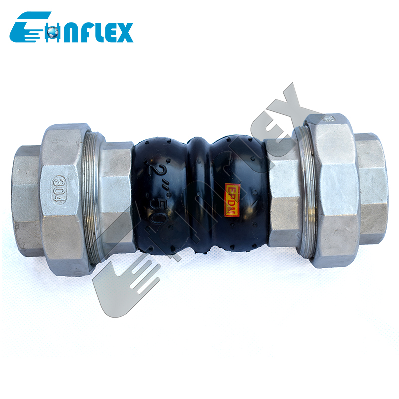 DN80 Stainless Steel Threaded Rubber Expansion Joint
