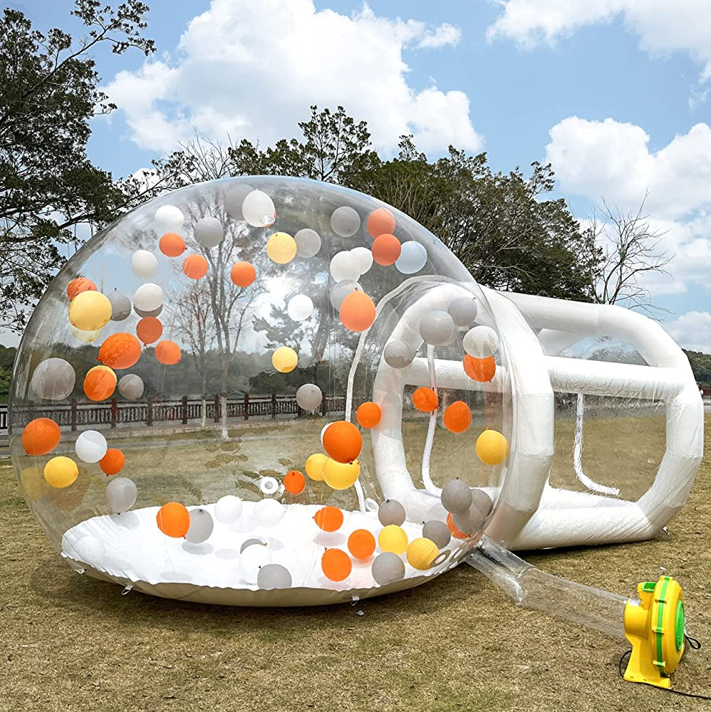 Prefabricated Resort Bubble Geo Dome Tent Modern Design Transparent Polycarbonate Dome Houses