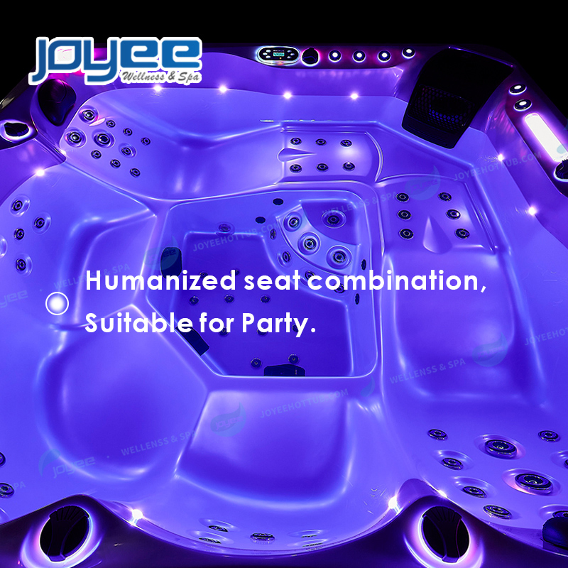 Joyee 5 Persons Balboa Massage SPA Outdoor Whirlpool Bathtub Hot Tub SPA Jakuzi