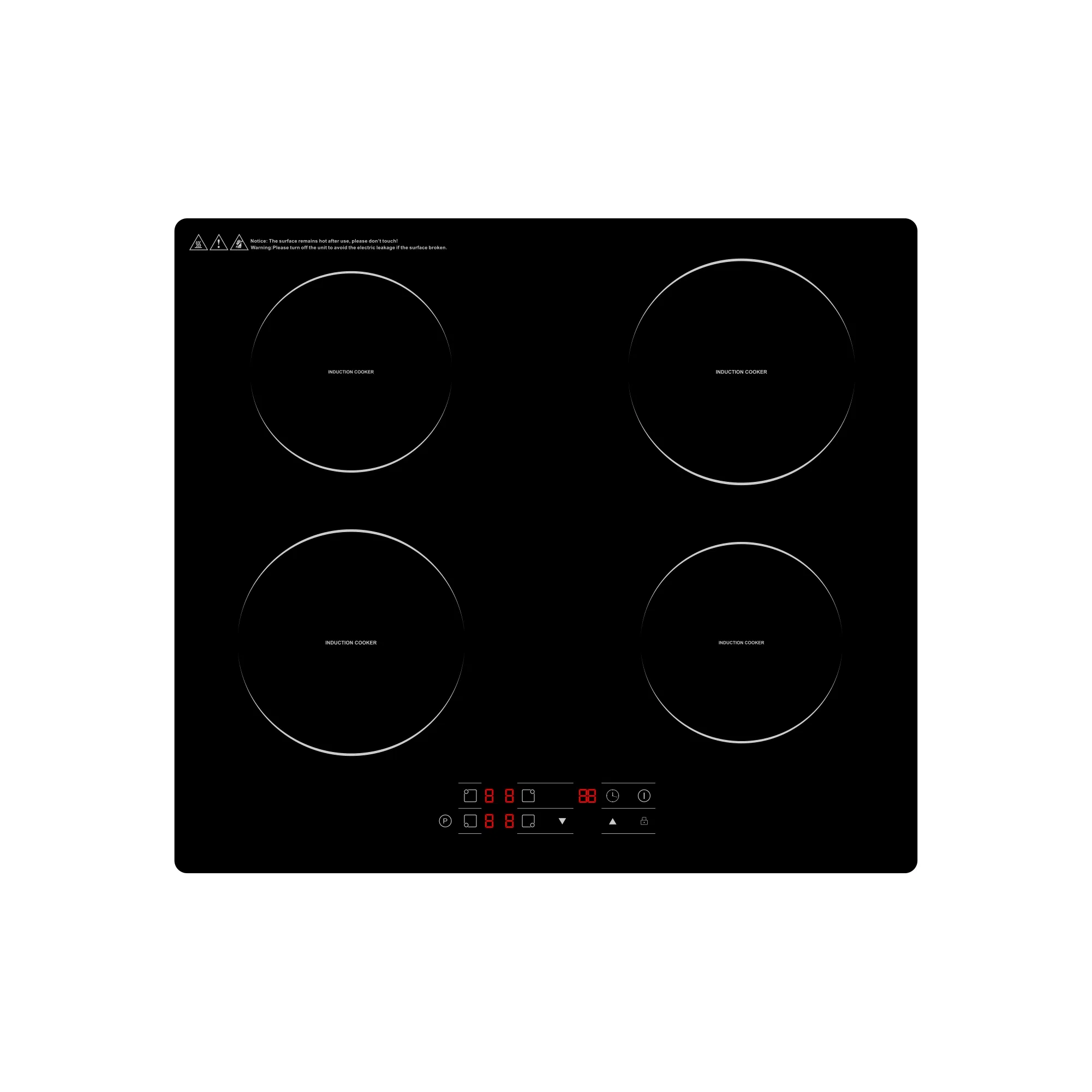 Wholesale New Design Commercial Electrical Induction Cooker Hob 2 Burners Electric Cooker