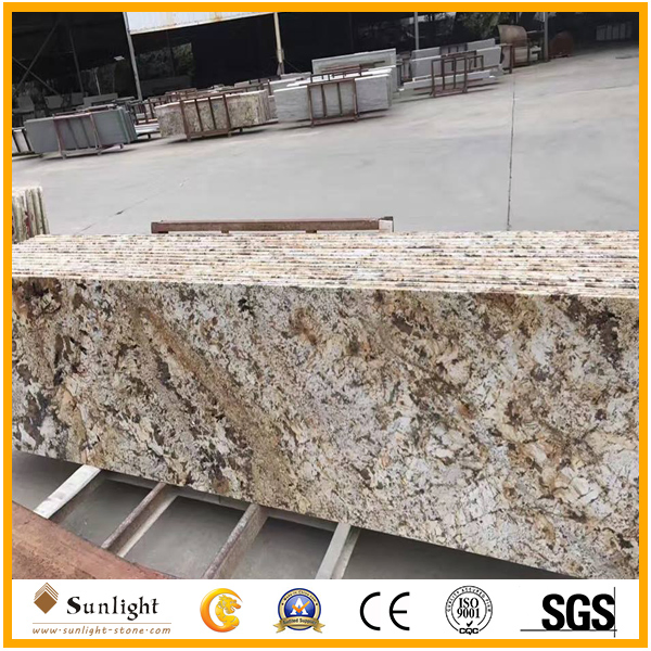 Custom Prefab Oxford Gold/Golden Granite Bathroom Kitchen Countertops