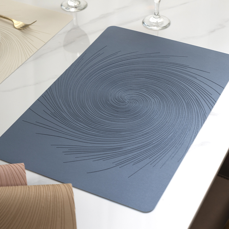 Wholesale Household Waterproof Wedding Placemat PVC Leather Luxury