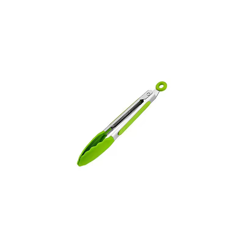 BPA Free Silicone Food Tongs Non-Stick BBQ Cooking Tongs Grilling Locking Kitchen Tongs