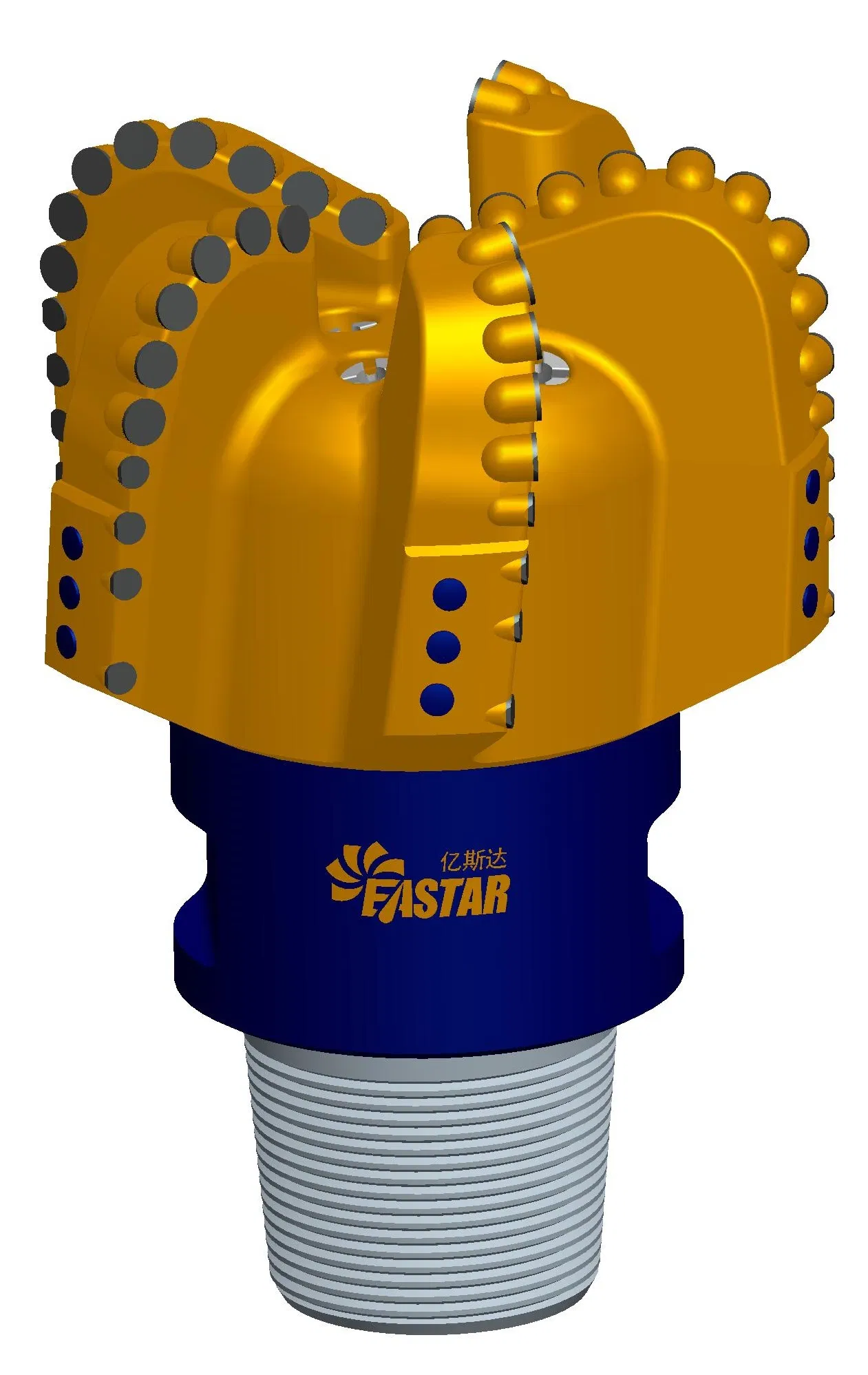 API Factory High Quality Big Wellhole 17-1/2 Steel Body Eccentric PDC Drill Bit Steel Body Hybrid Drill Bit Reduce Drilling Costs for Oil and Gas Drilling