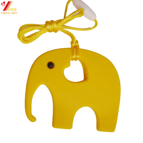 Elephant Shaped Baby Food Grade Baby Bite Glue -BPA Free