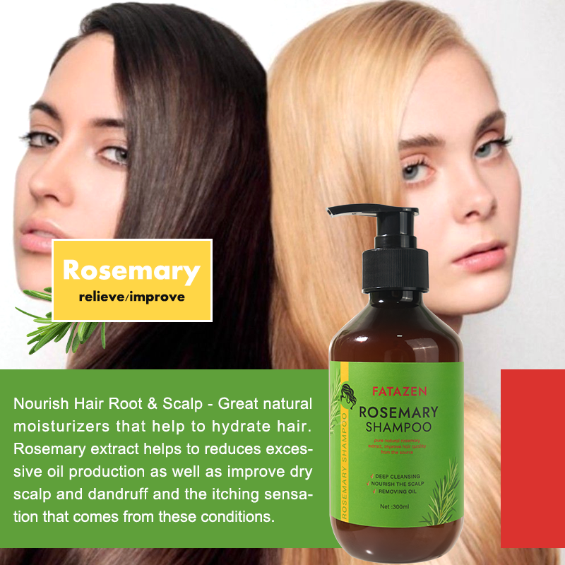 Wholesale Organic Rich Hair Care Strengthens Hair Shampoo Repairs Split Dry Rosemary Hair Conditioner Natural Rosemary Shampoo