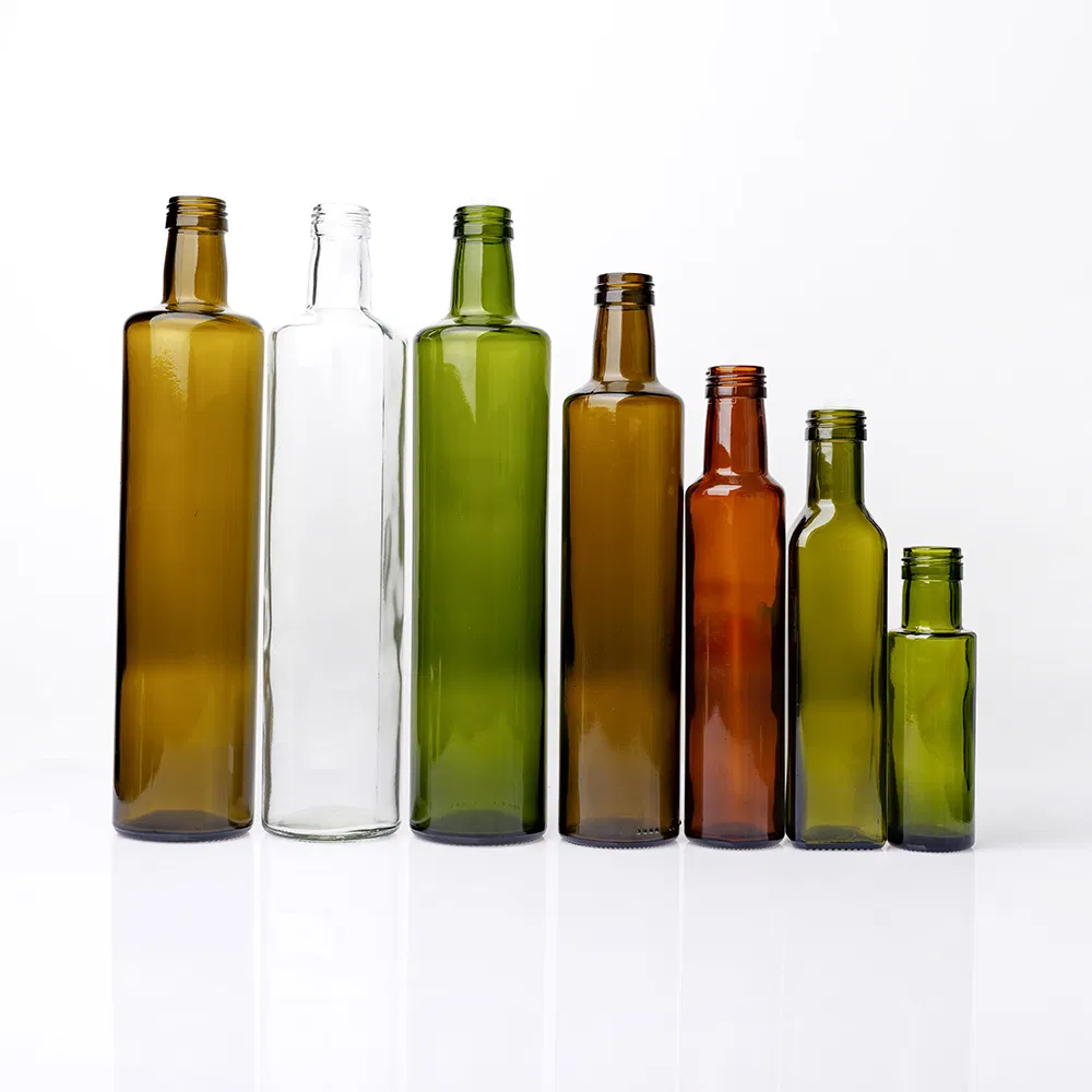 250ml 1000ml Green Amber Olive Oil Bottle with Metal Plastic Cap