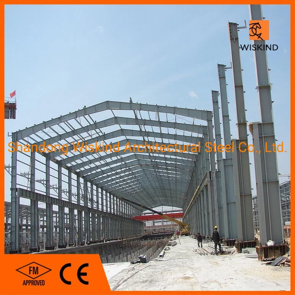Q235B Modular Heavy Prefabricated Metal Light Steel H Column Manufacturer for Stadium