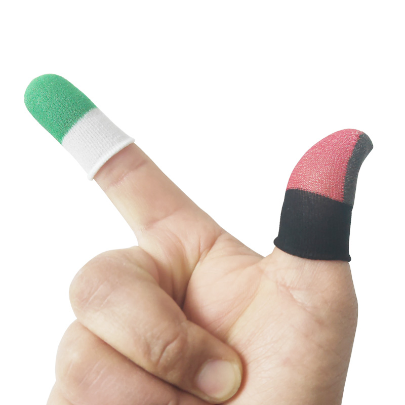 Anti-Sweat Breathable Touch Screen Mobile Phone Finger Sleeve Pubg Gaming