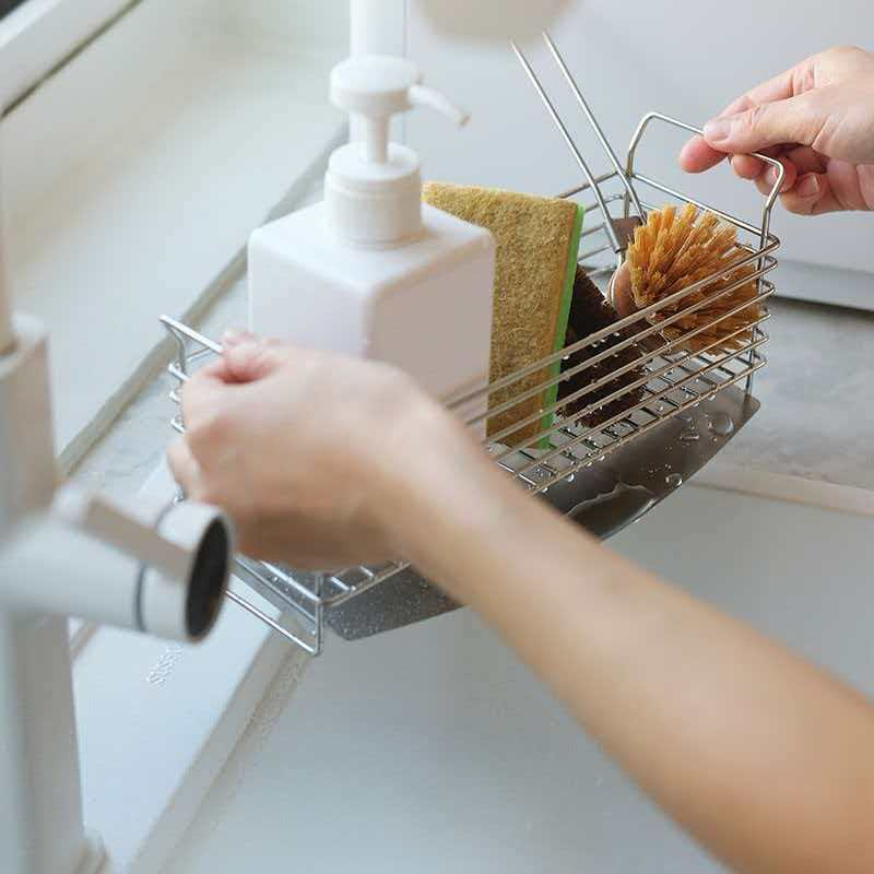 Efficient Dish Dryer Rack Kitchen Counter Drainers Utensil Holder