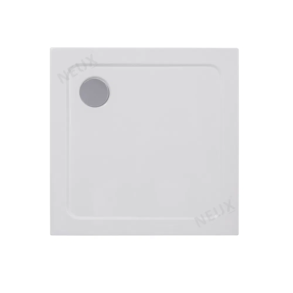 Hot Sale Floor Mounting Anti-Slip Bathroom 800*800mm Square White ABS Shower Tray