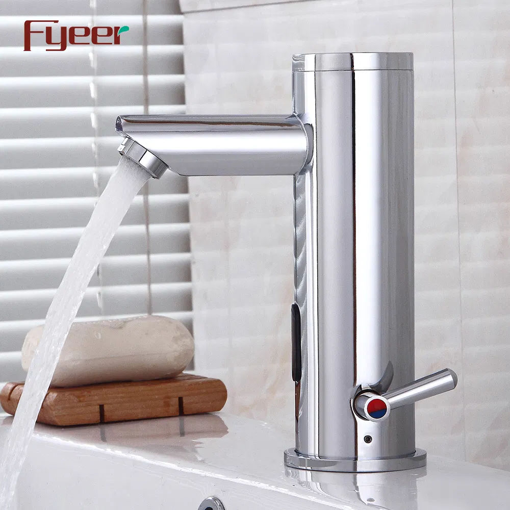 Fyeer Factory Price Single Handle DC Power Electronic Auotamatic Sensor Faucet