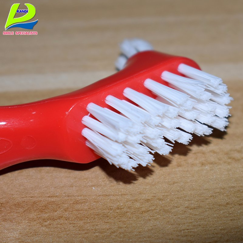 High Quality False Tooth Cleaner Denture Deep Cleaning Toothbrush
