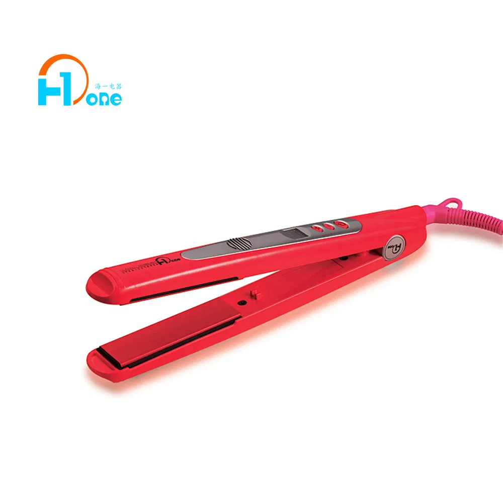 Aluminium/Titanium Plate CE RoHS Certificated Hair Straightener with Mch Heating Elements Hair Styling Flat Iron