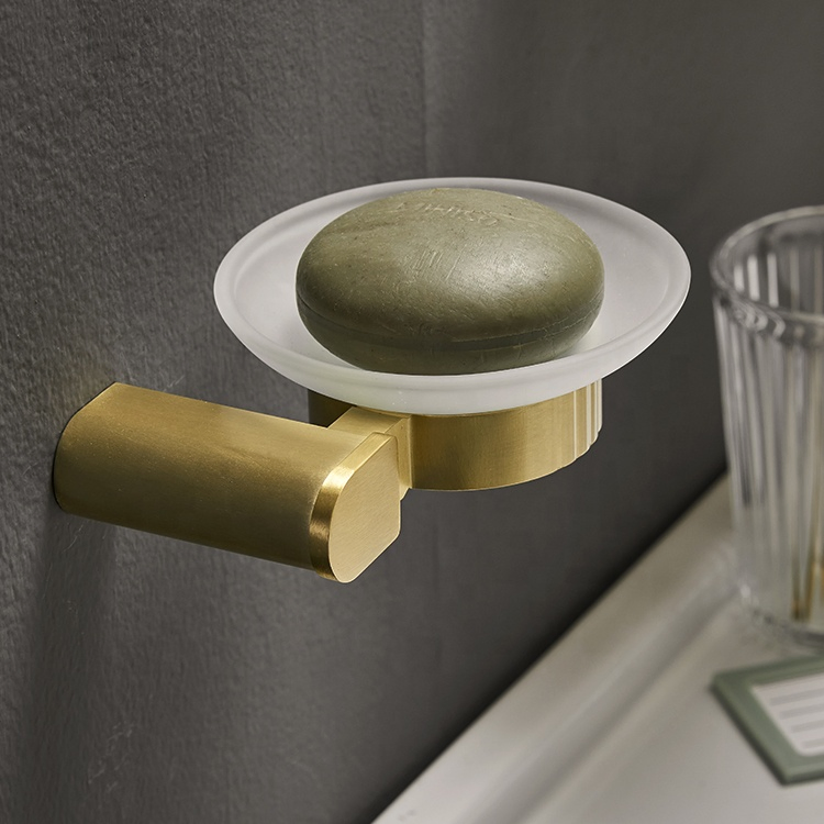 Мыльница настенная Mooco Luxury Gold, алюминий