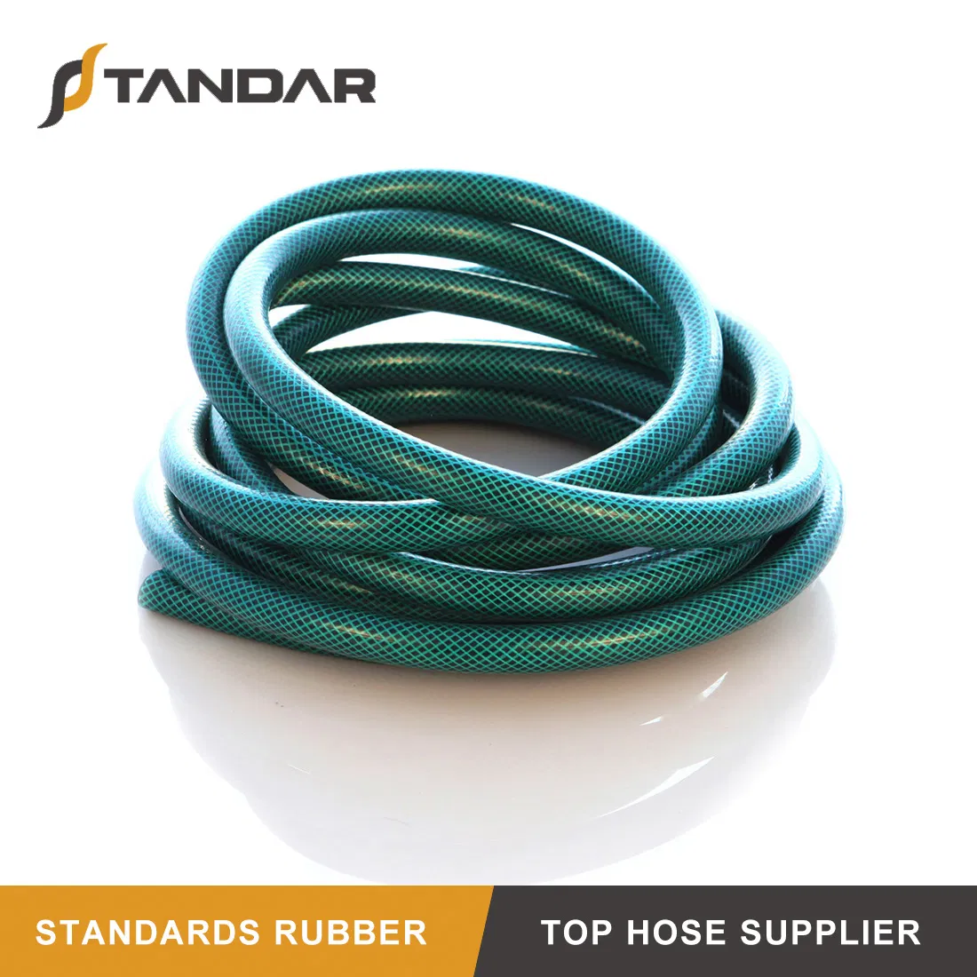 High Pressure Flexible Green PVC Garden Water Fiber Braided Hose