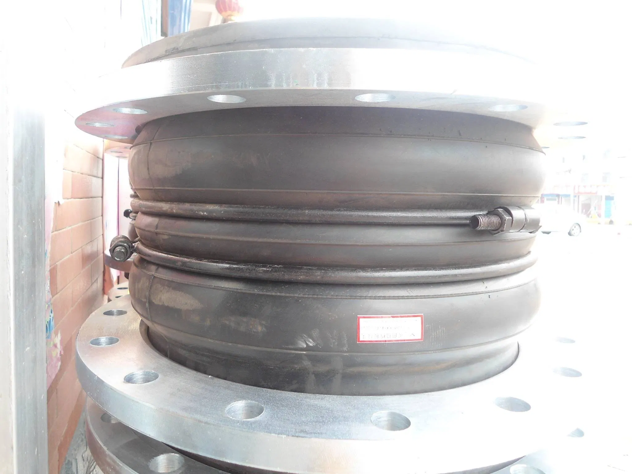 EPDM Flexible Double Sphere Expansion Rubber Joint with Flange