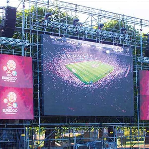 4096-65536 Adjustable 43264 Dots/Sqm Fws Natural Packing P4.81 Video LED Display