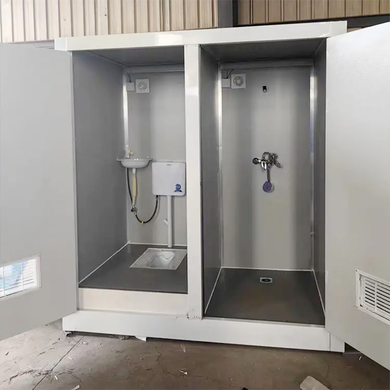 Temporary Prefab Outdoor Public Movable Shower Mobile Bathroom Portable Toilet