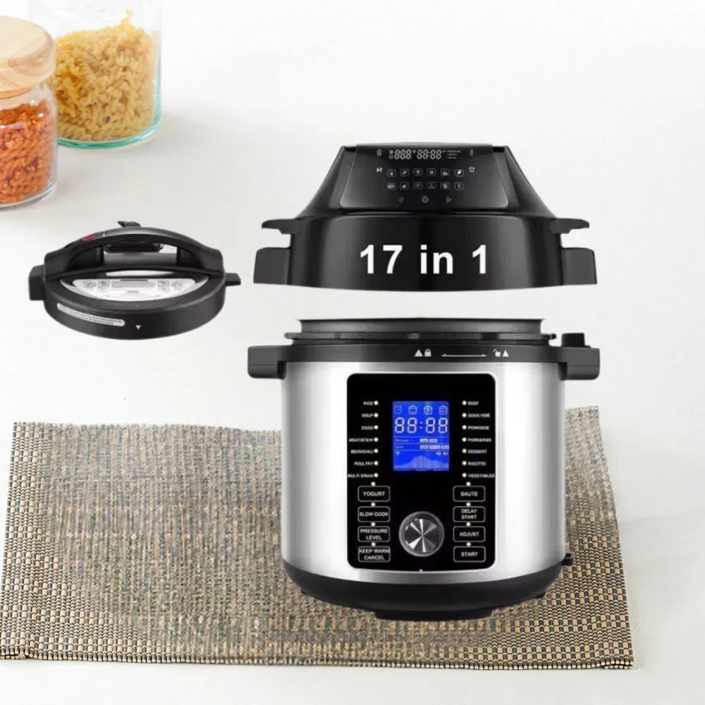 Two Choices of Pressure Cooker & Air Fryer Swap Pot Electric Cookers